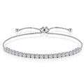 Lightly Luxurious European-Style Moissanite  925 Sterling Silver Bracelet