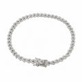 High-Carbon Diamond Wheat Sheaf Versatile 925 Sterling Silver Bracelet