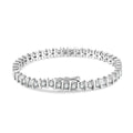 Mossanite Women’s European-Style Tennis Chain 925 Sterling Silver Bracelet