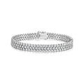 Simple Elegant and Versatile: Moissanite 925 Sterling Silver Bracelet