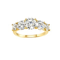 Sparkling  Affordable Luxury  Mossanite 925 Sterling Silver Ring