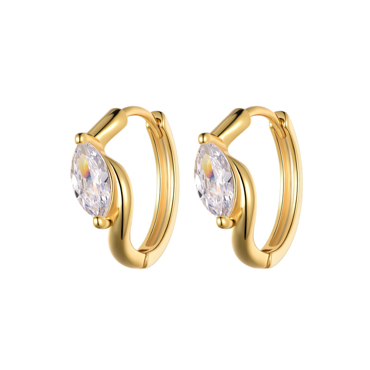 Stylish and Versatile Moissanite Earrings  925 Sterling Silver Earrings