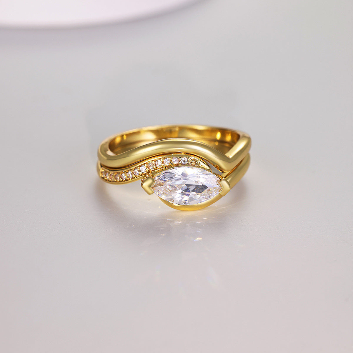 Marquise Cut Vintage-Style High-Quality Moissanite 925 Sterling Silver Ring